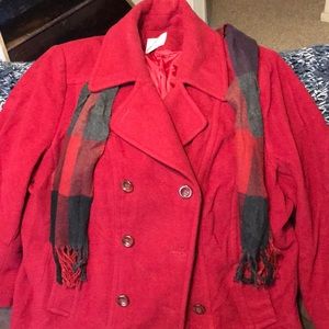EUC wool coat women’s size 2x
